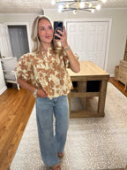 Pia Floral Puff Sleeve Blouse