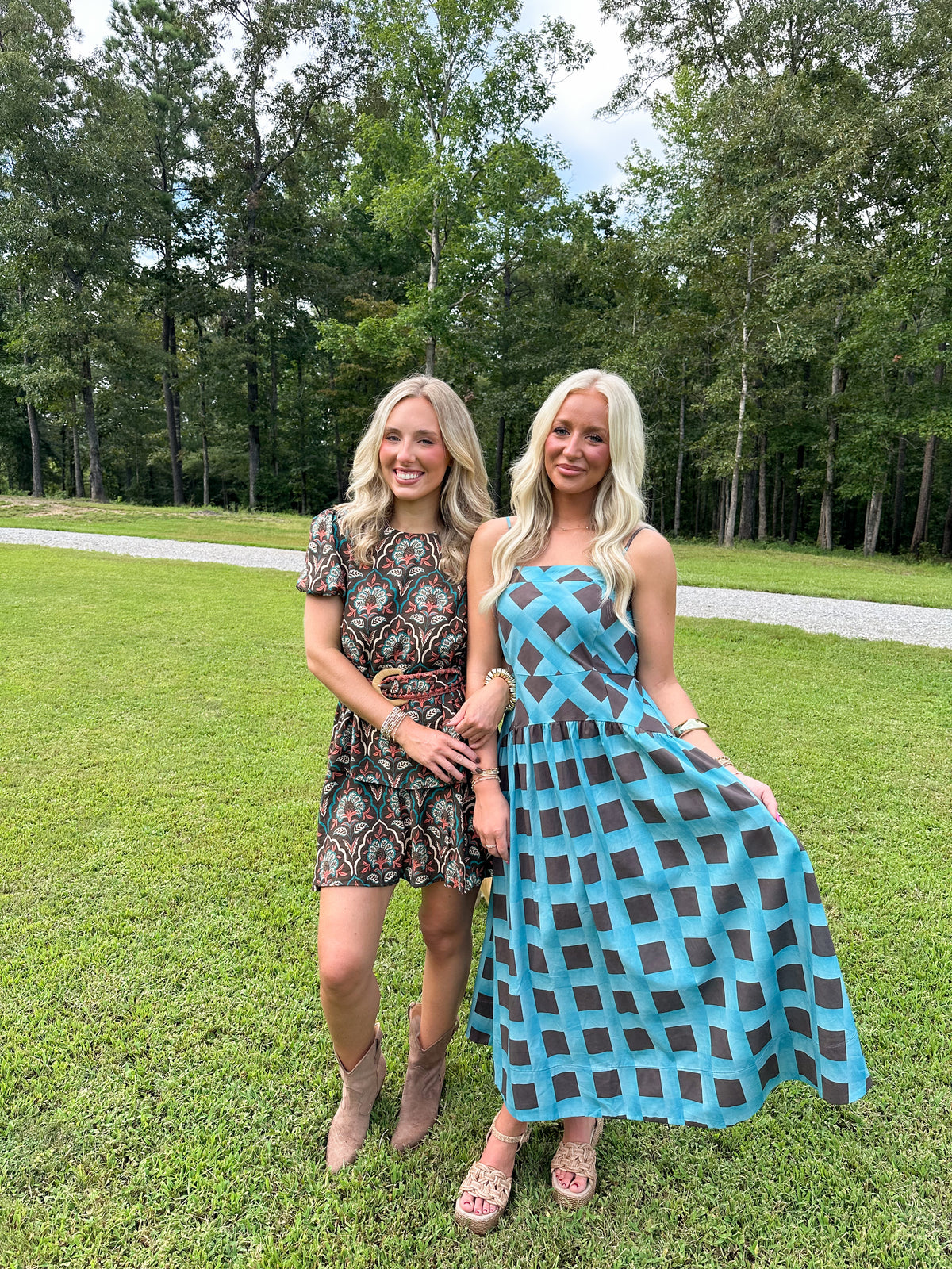 Paloma Midi Dress- Blue