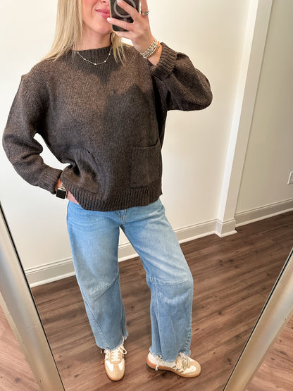 Bailey Sweater- Dark Oak