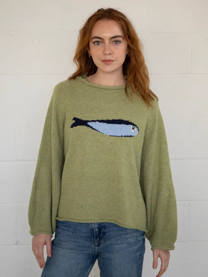 Sardine Sweater- Olive