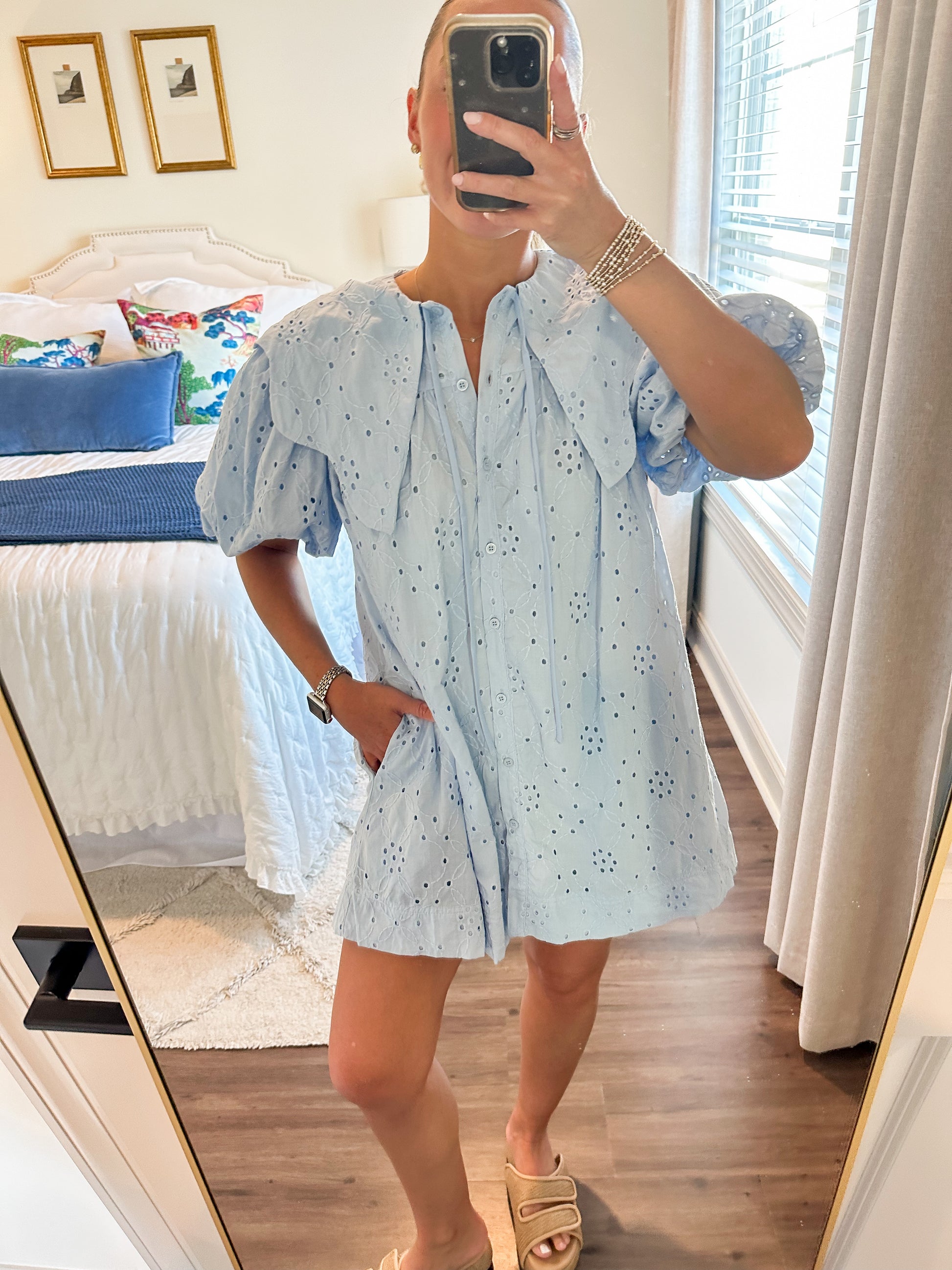 Maelynn Dress- Blue