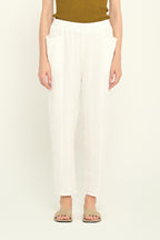 Gingham Gauze Set- White