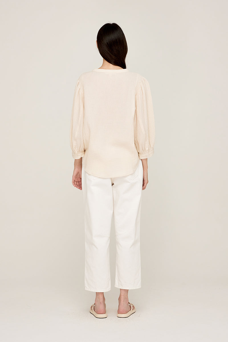 Gauze Linen Top