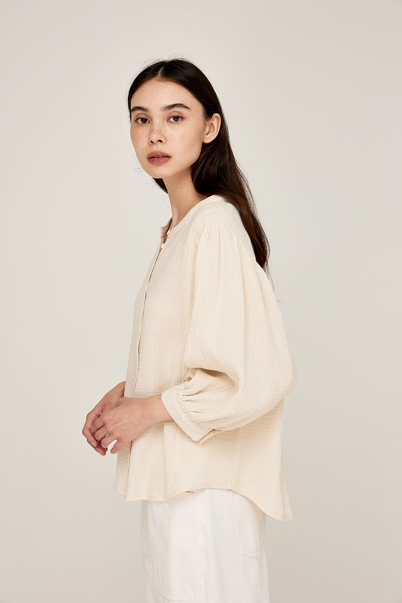 Gauze Linen Top