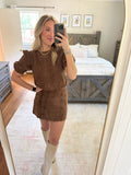 Vicki Tweed Set- Brown