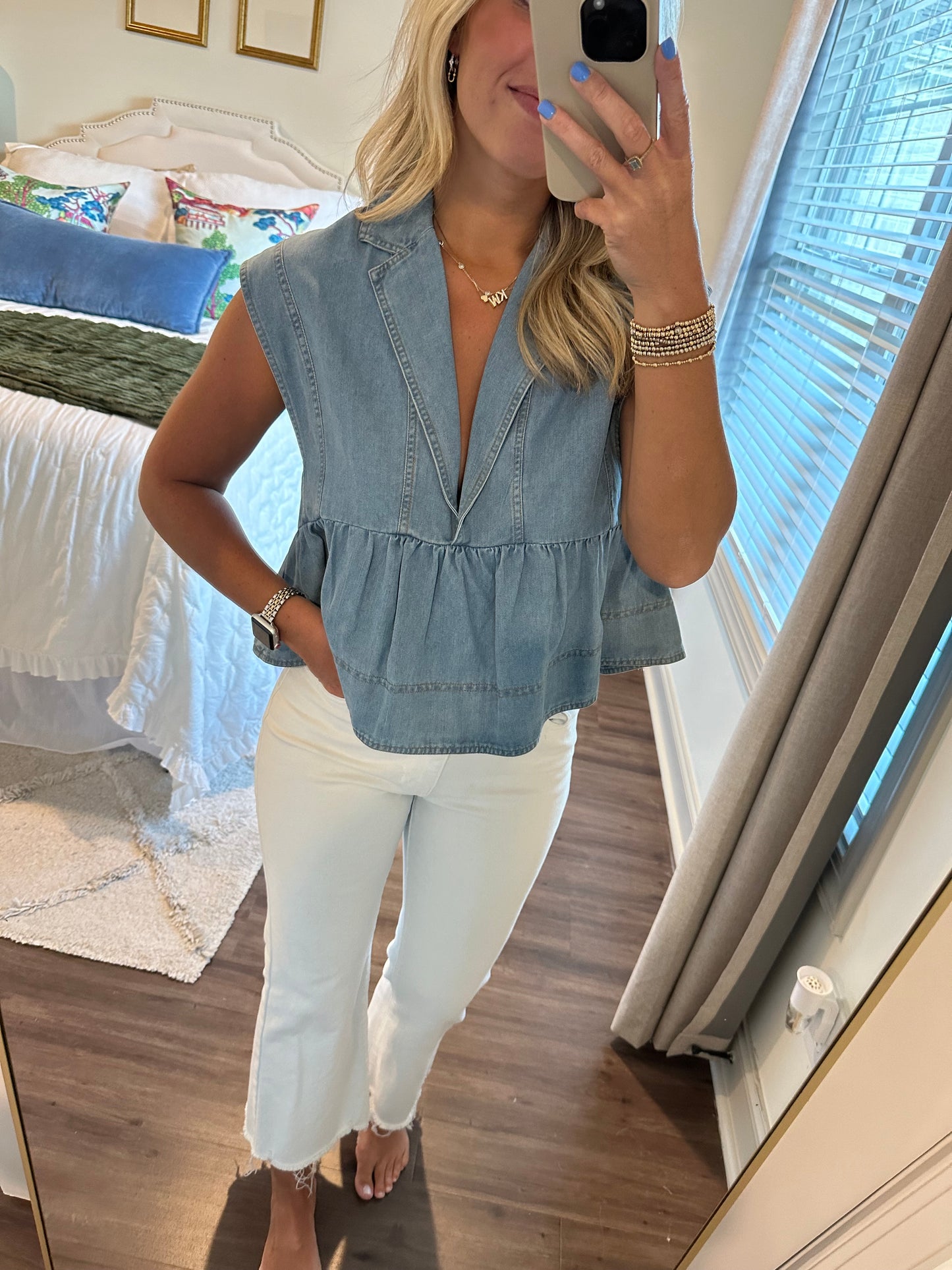 Grayson Denim Top