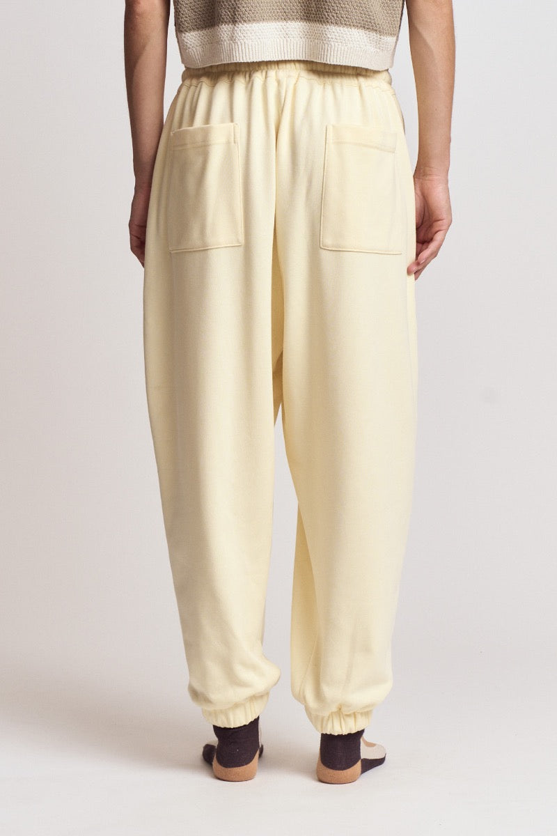 Rib/Terry Lounge Set Bottoms- Butter Yellow