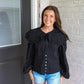 French Blouse- Black