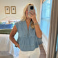 Grayson Denim Top