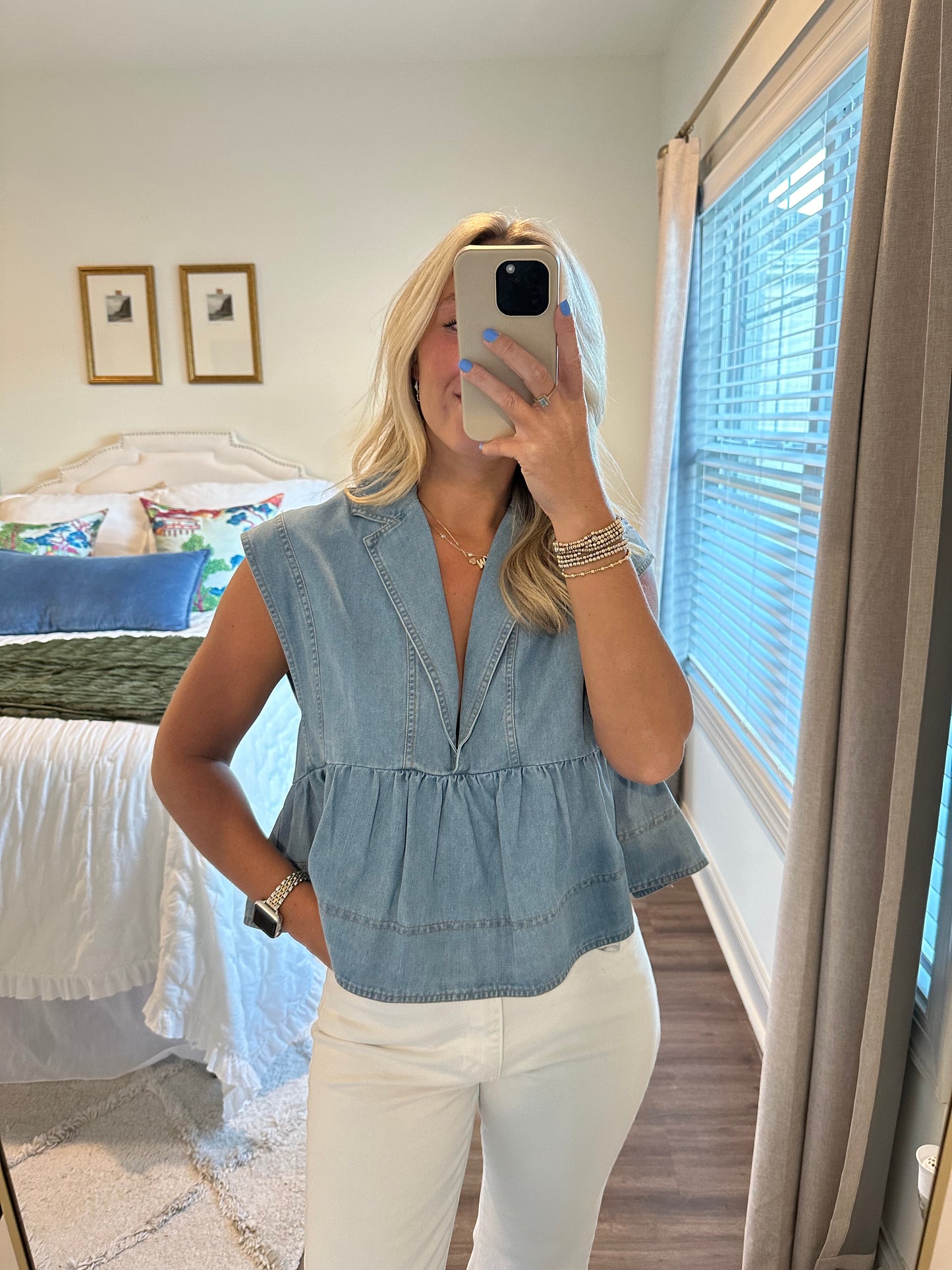 Grayson Denim Top