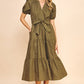 Reed Maxi Dress- Olive