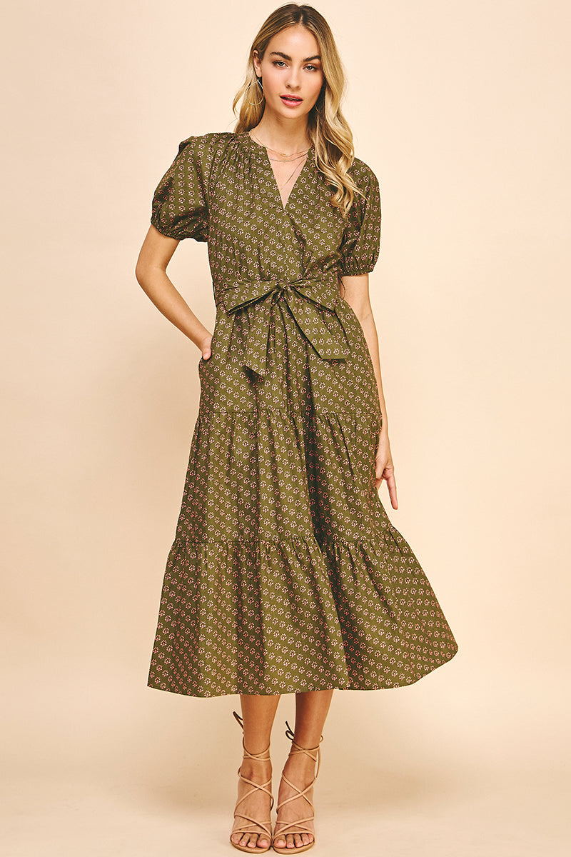 Reed Maxi Dress- Olive