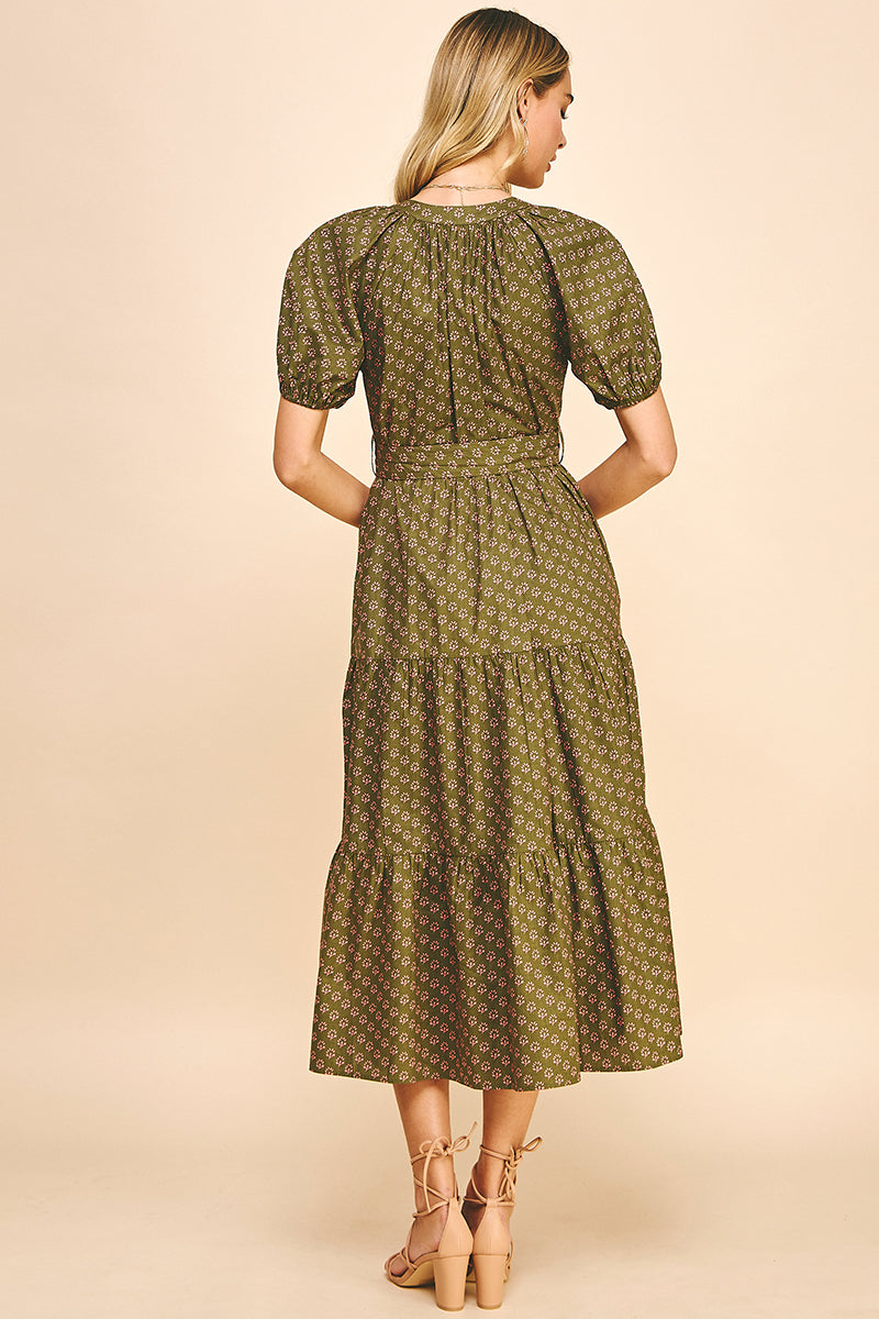 Reed Maxi Dress- Olive