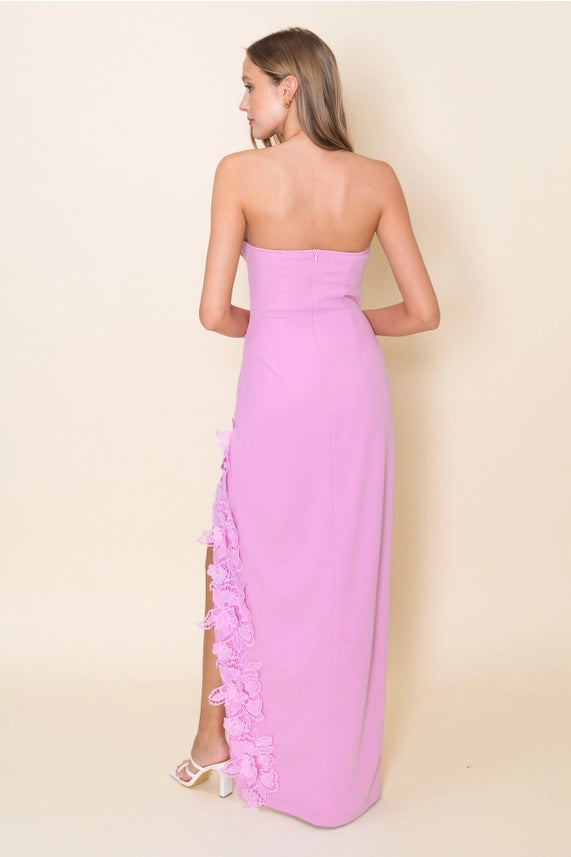 The Belleview Garden Dress- Lilac