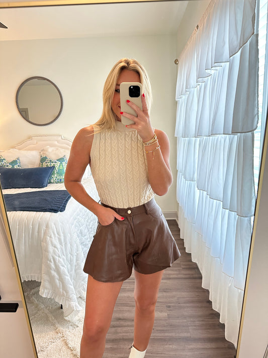 Riley Shorts- Brown