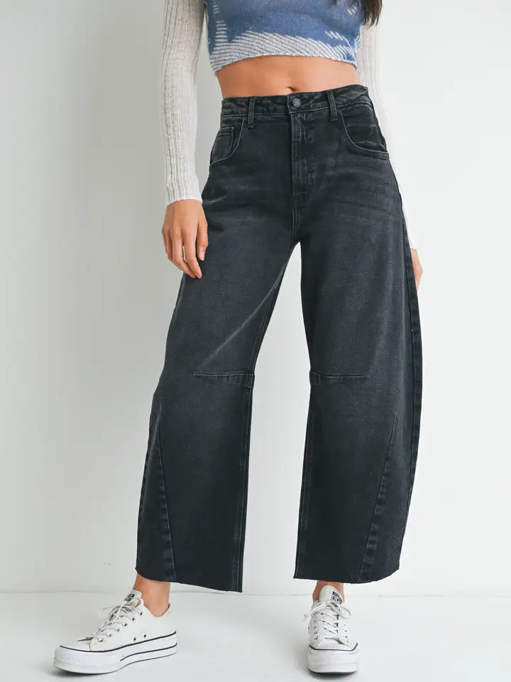 Andy Barrel Jean- Black