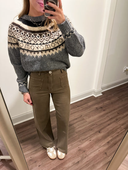 Nordic Sweater- Grey