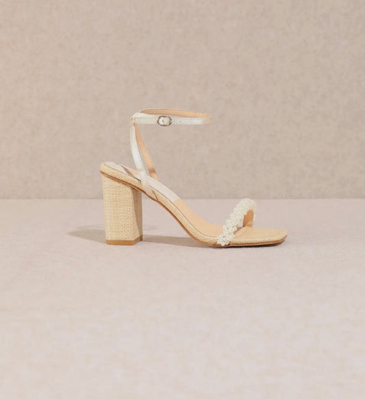 Zalima Pearl Strap Heel