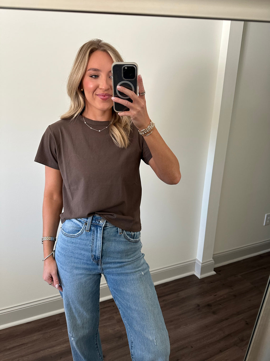 Maia T Shirt- Brown