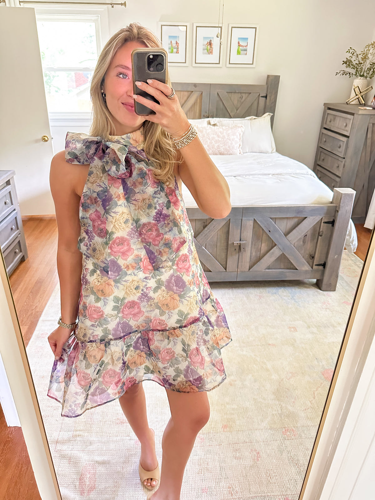 Harlow Bow Mini Dress