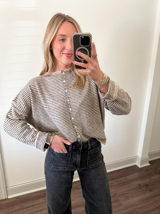 Piper Mini Stripe- Natural