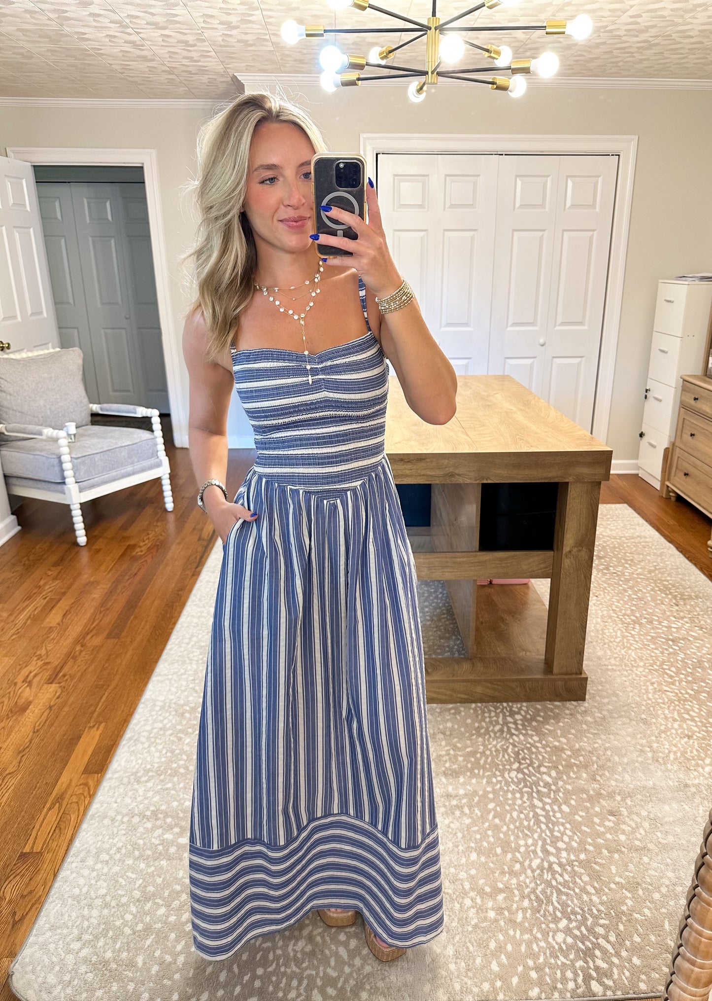 Camila Striped Maxi Dress