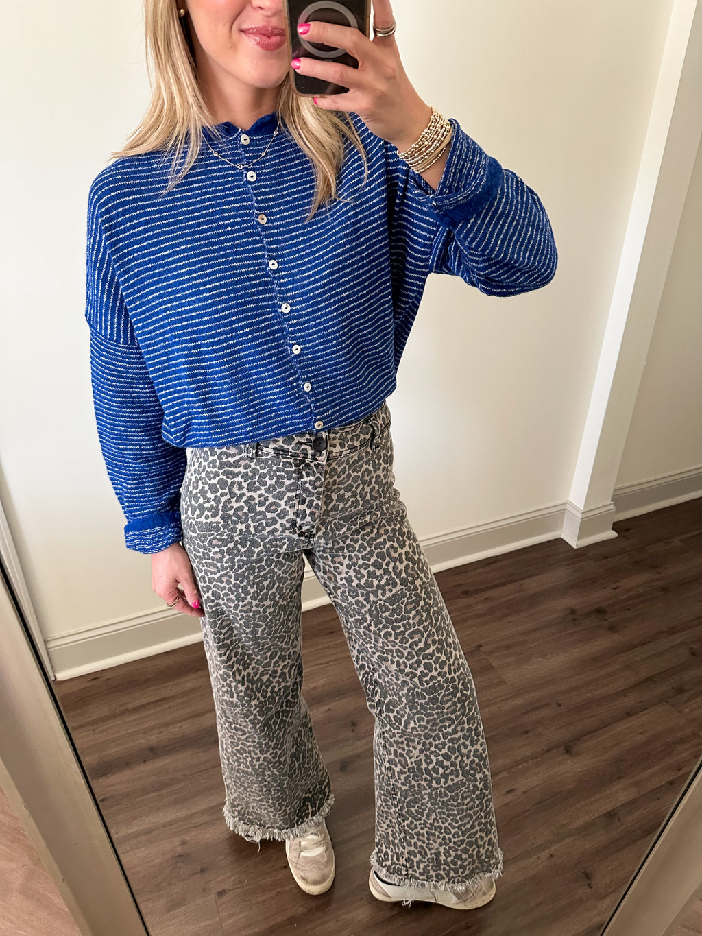 Piper Mini Stripe- Royal Blue