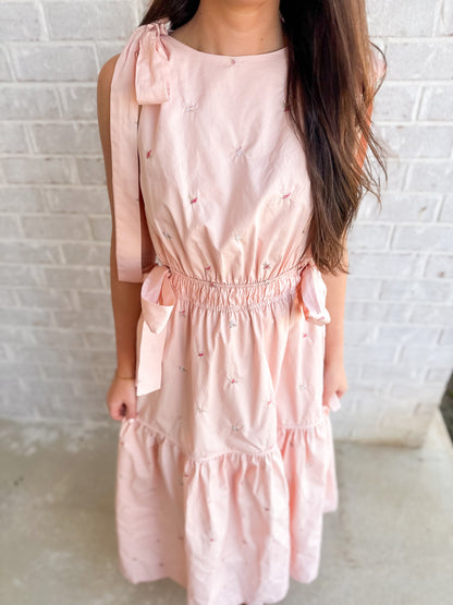 Plya Floral Maxi- Blush Pink