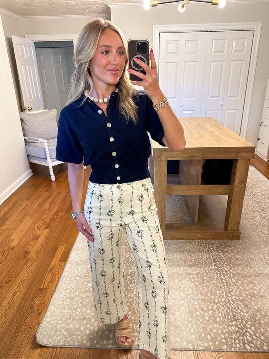 The Claire Pants- Cream