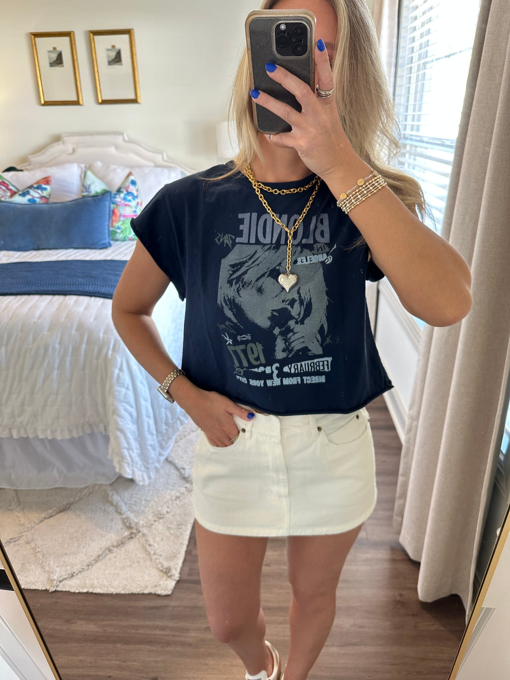 Blondie Call Me Tee
