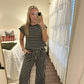 Mae Stripe Pants Set