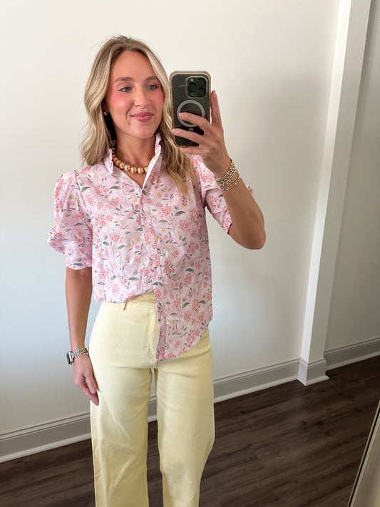 Micia Top- Light Pink
