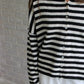 Striped Cardigan- Black/White