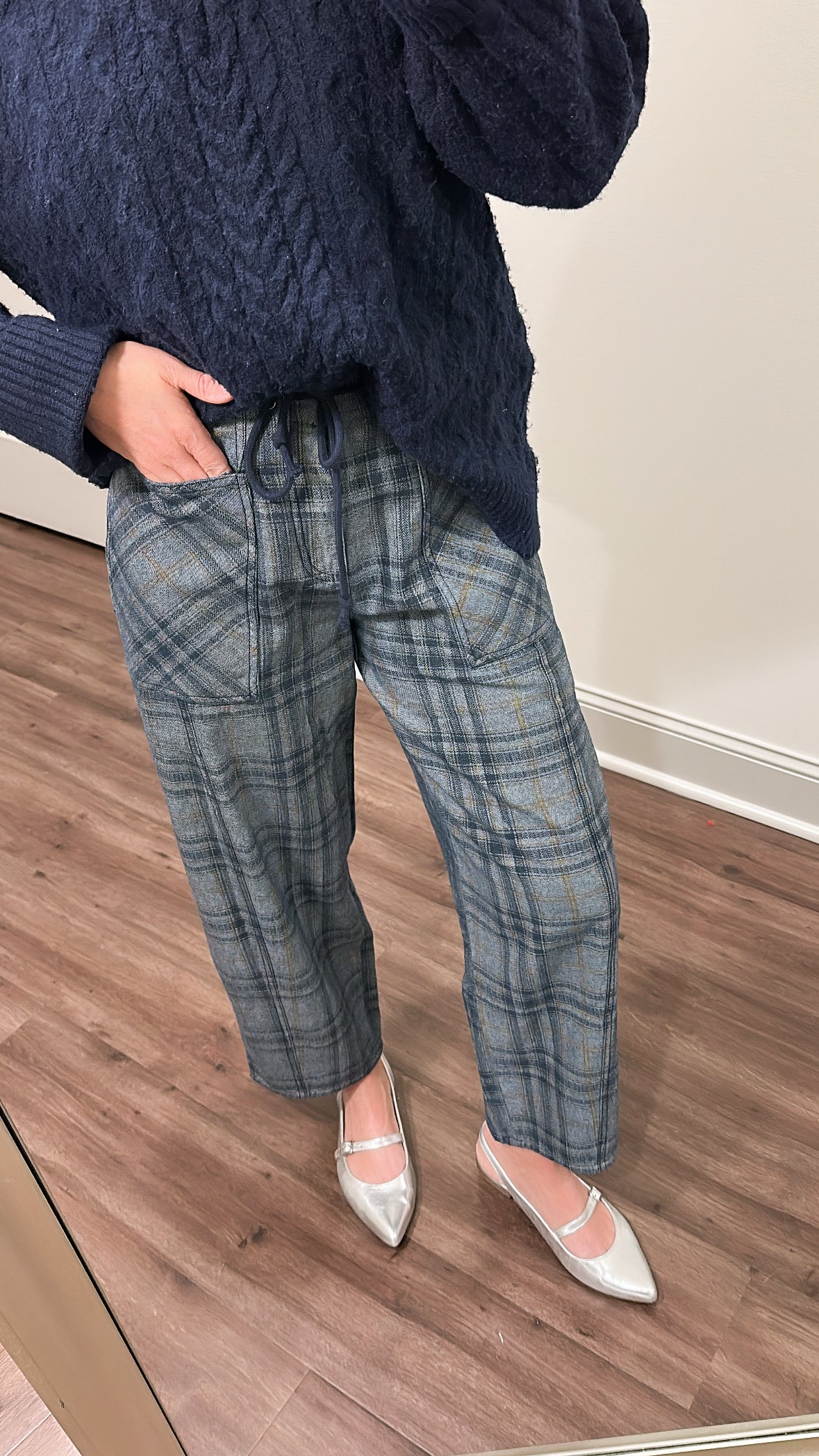Aubrie Plaid Pant