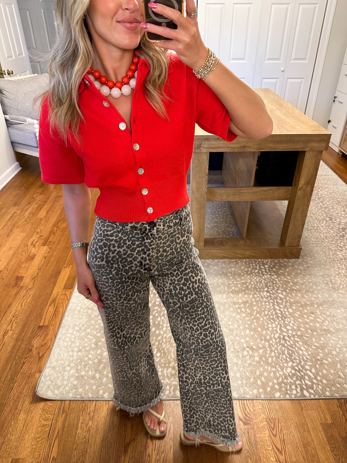 The Aspen Top- Red