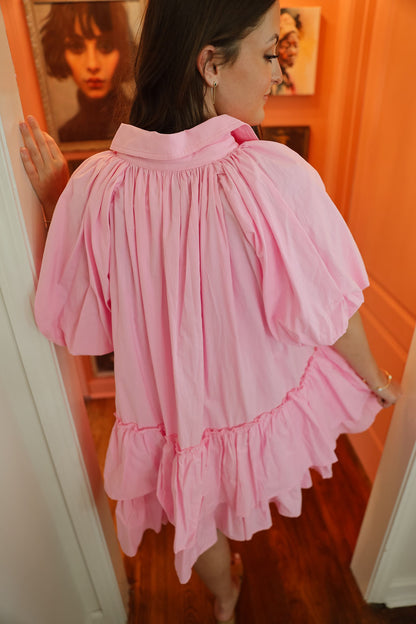 Cool Pink Mini Dress