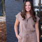 Eliza Romper- Mocha