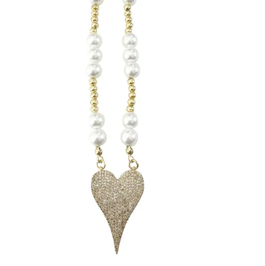 Maggie Pearl Necklace