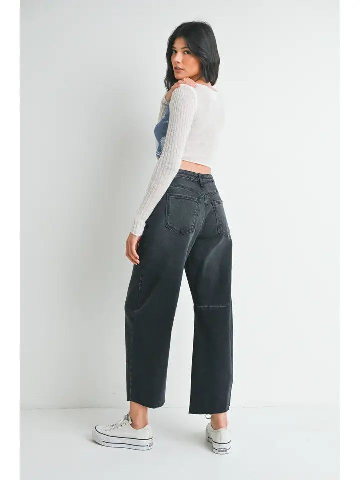 Andy Barrel Jean- Black