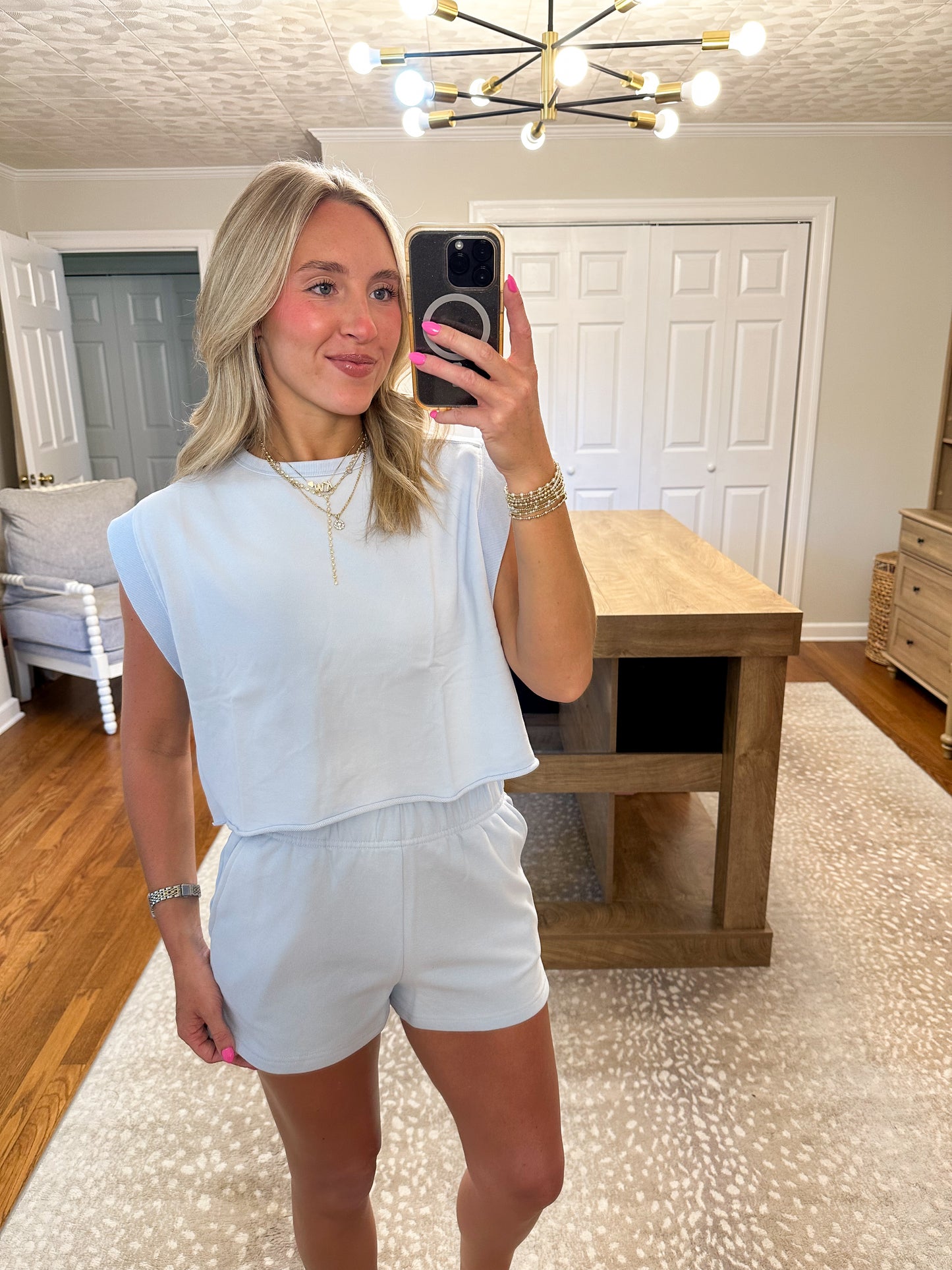 Kimber Shorts Set- Blue