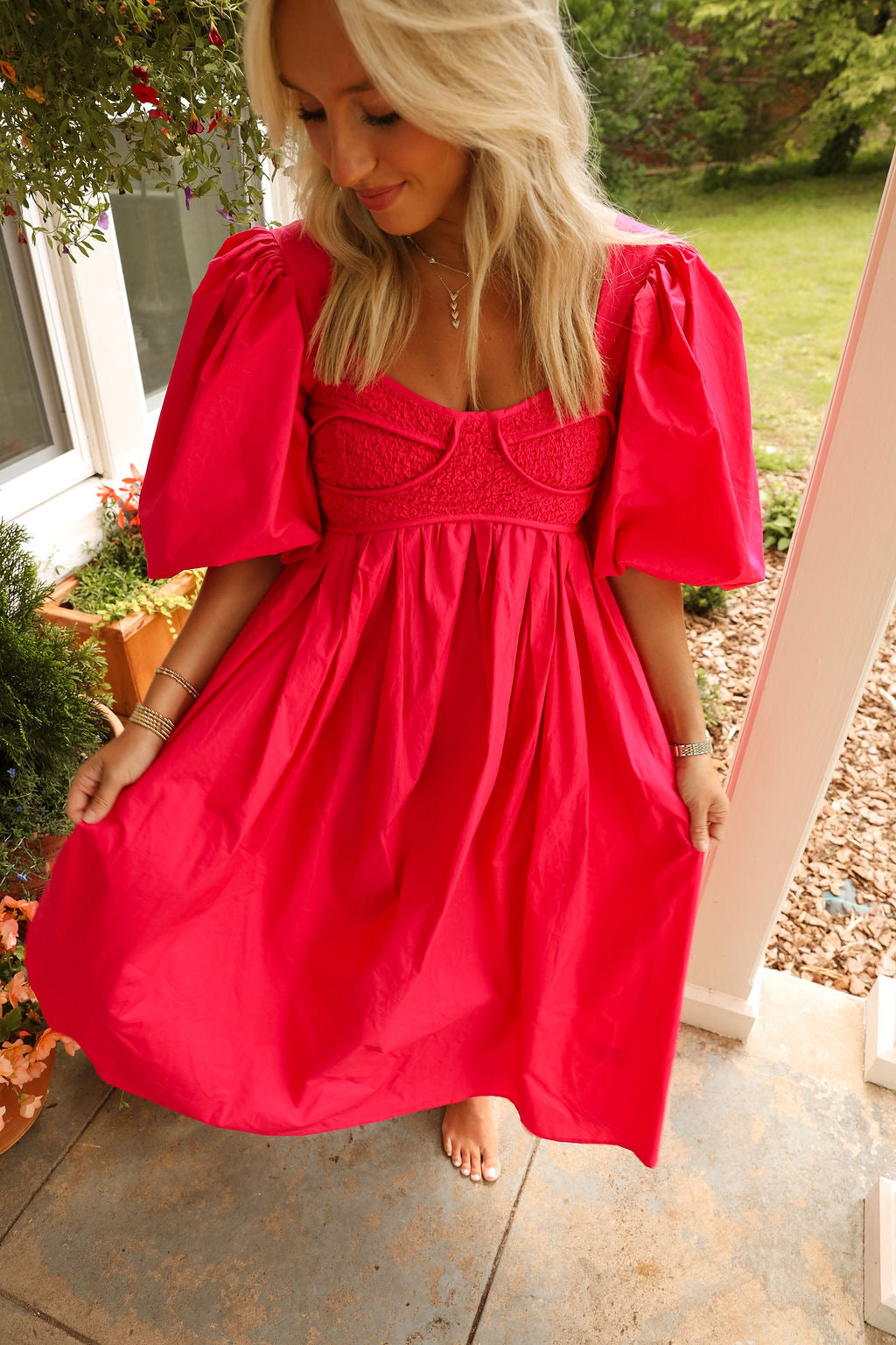 Cara Dress- Hot Pink