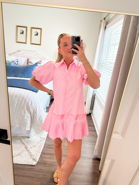 Holly Dress- Pink