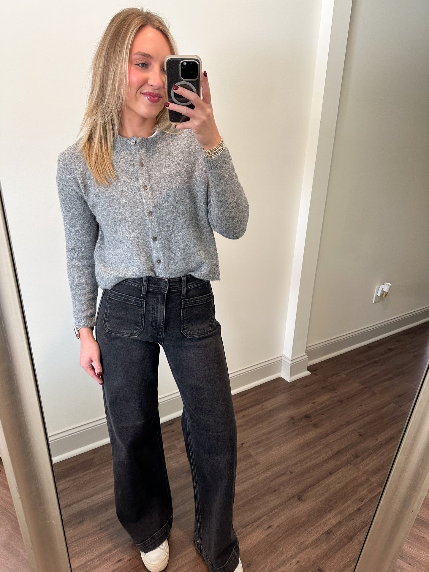 Finn Micro Patch Jean- Black