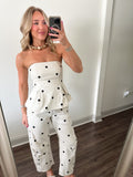 Lennon Polka Dot Set- White/Black