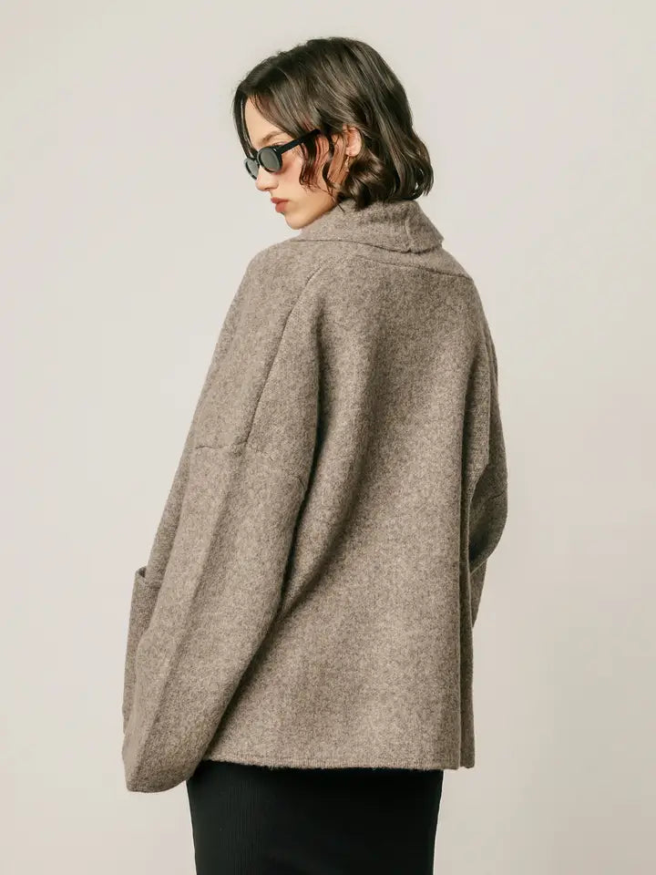 Julia Cardigan- Warm Grey