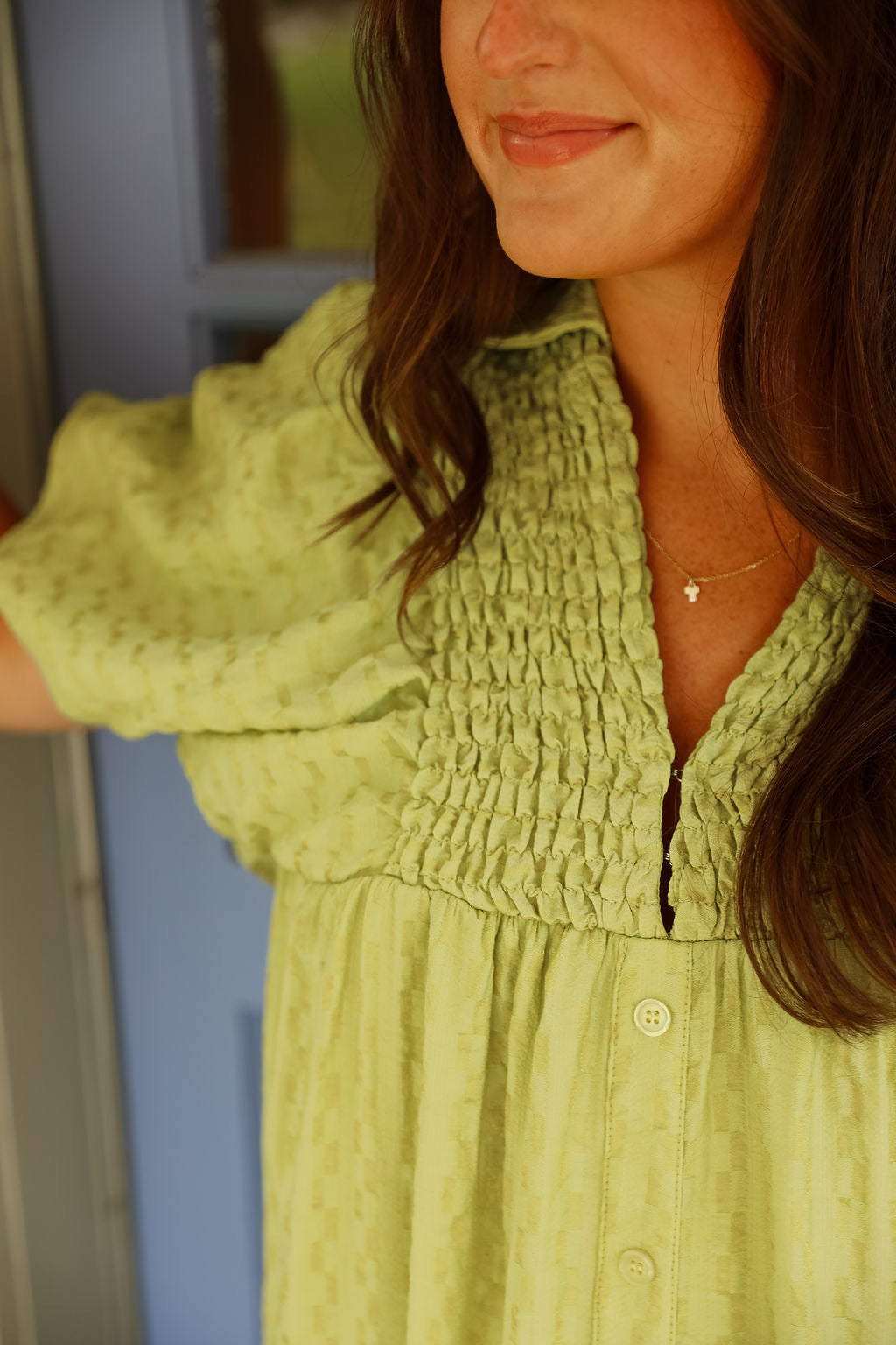 Corey Dress- Lime