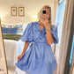 Josefine Dress- Periwinkle