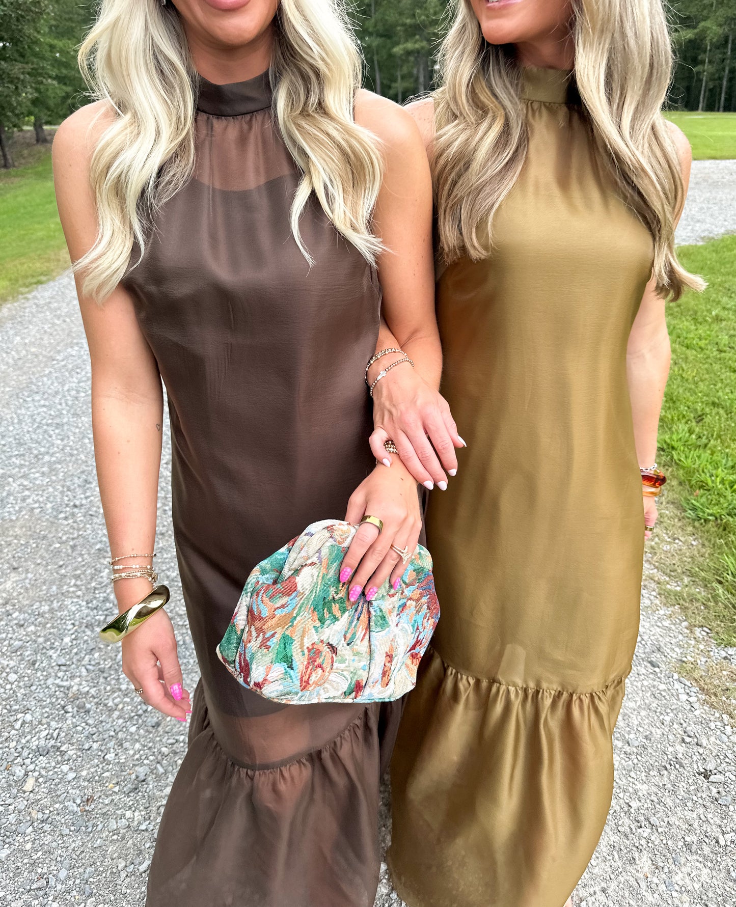 Alessandra Maxi Dress- Brown