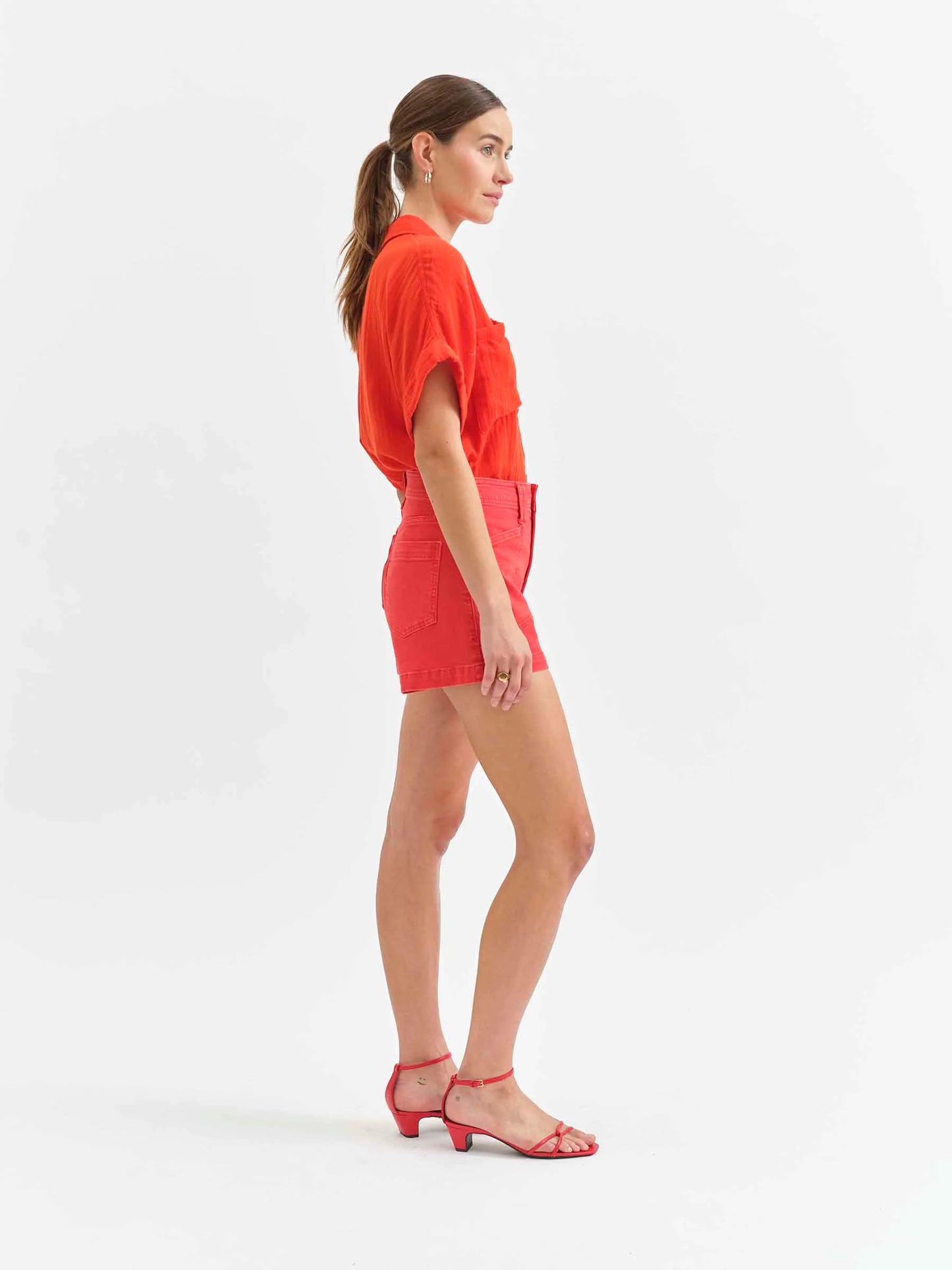 Valley Girl HR Shorts- Cherry