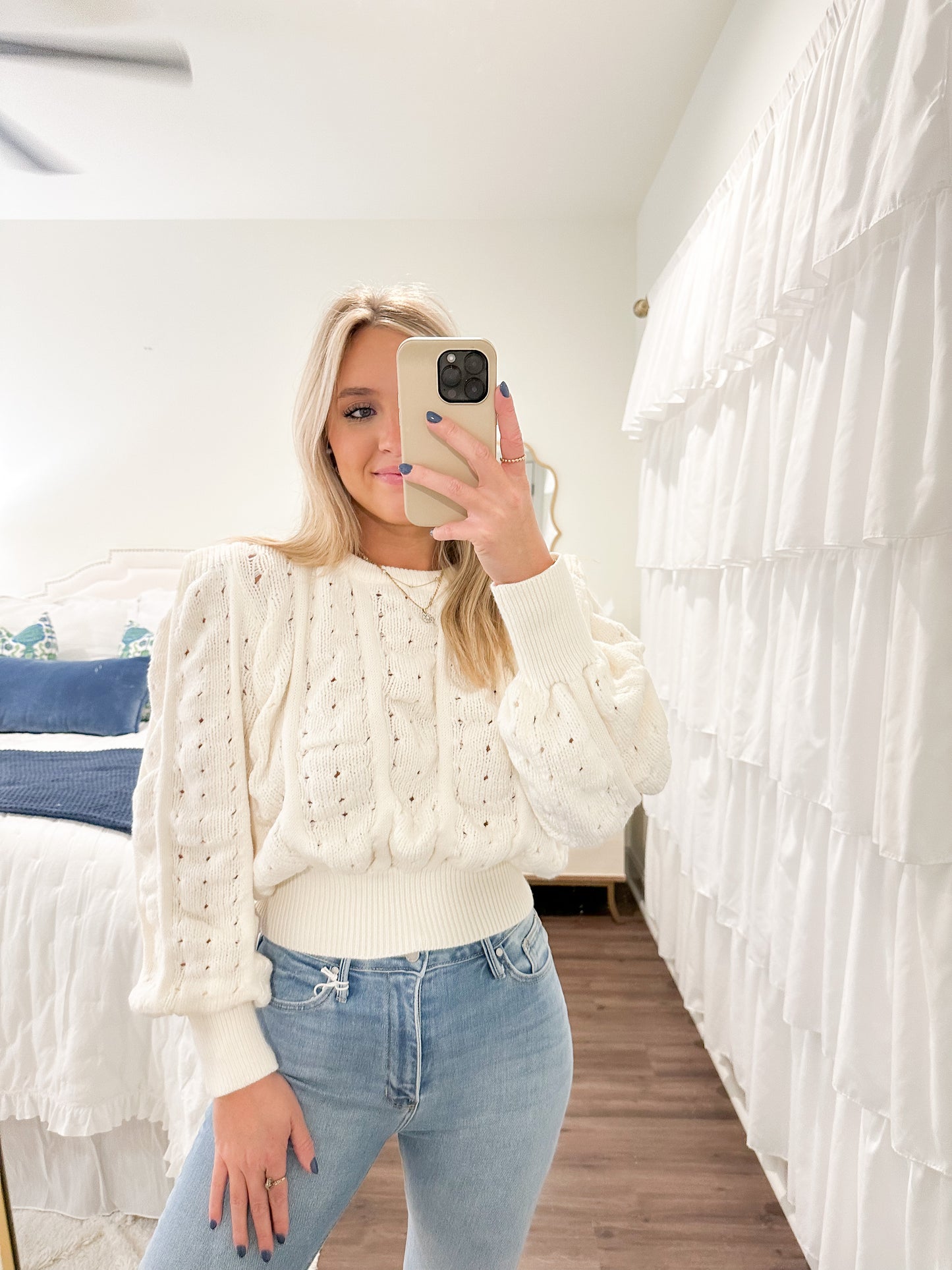 Liza Sweater- Cream